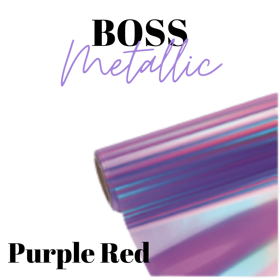 HTV- Boss Metallic - PURPLE RED