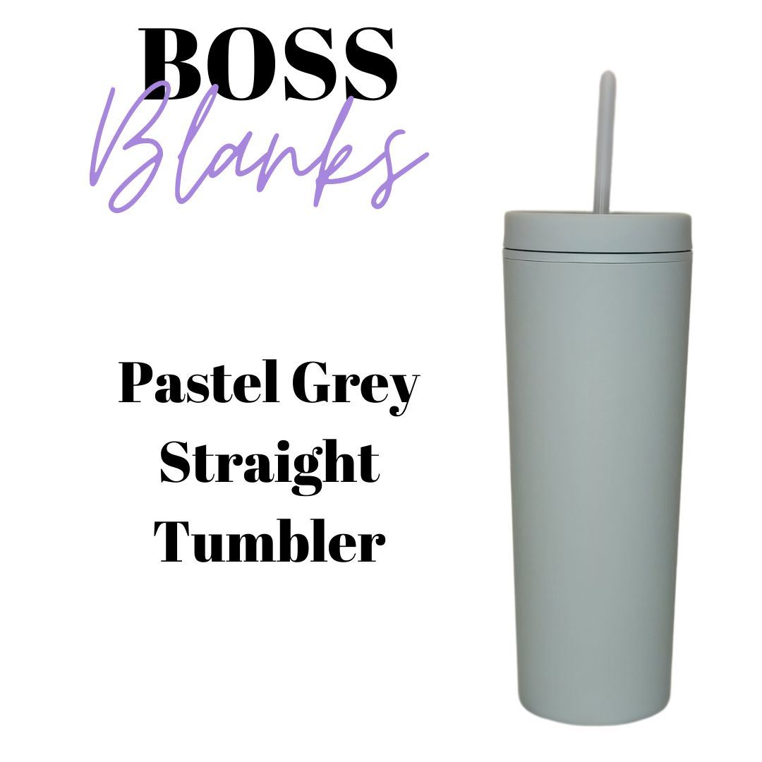 19oz Pastel Straight Acrylic Tumbler