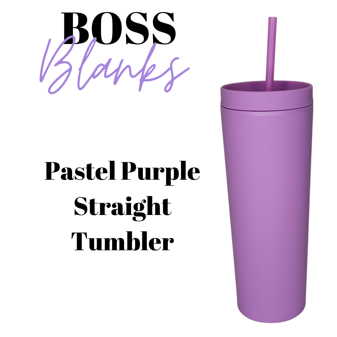 19oz Pastel Straight Acrylic Tumbler