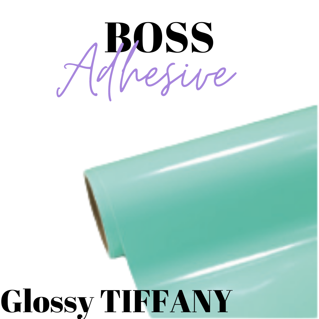 Adhesive Vinyl- Boss Adhesive - GLOSSY TIFFANY