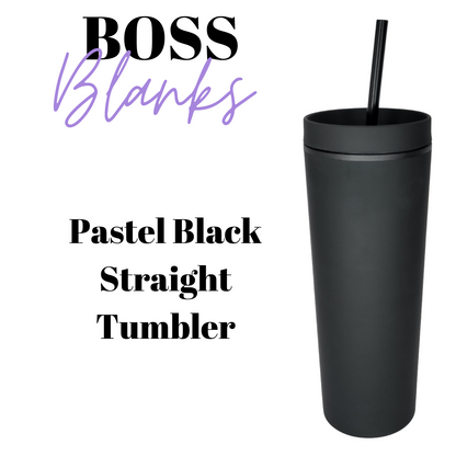 19oz Pastel Straight Acrylic Tumbler